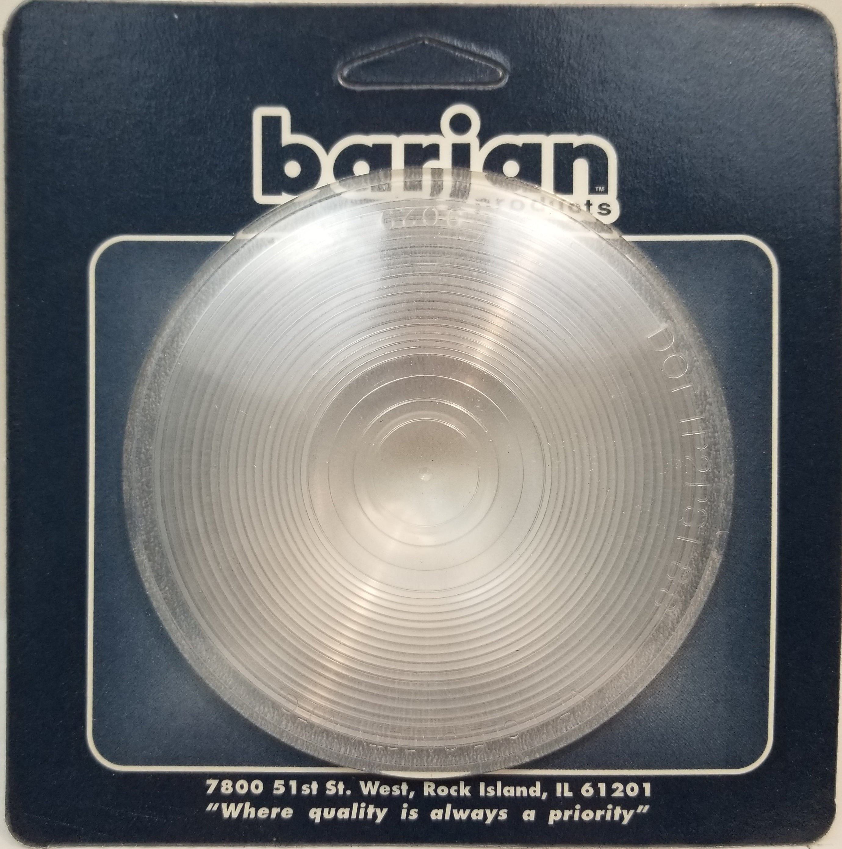 LENS  CLEAR 41/4 inch ROUND CDED
