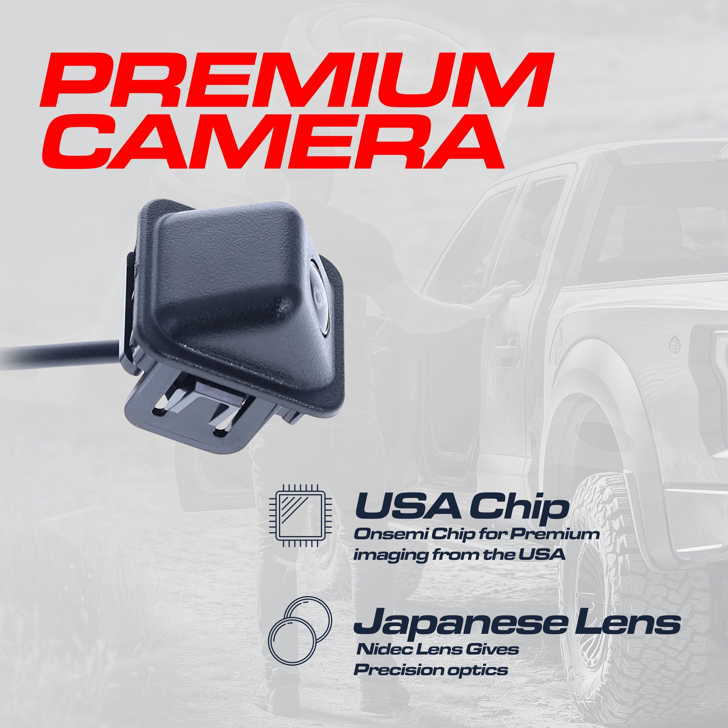 Chevrolet Impala (2014-2020), Impala Eco (2014) OEM Replacement Backup Camera OE Part # 23323779, 22740367