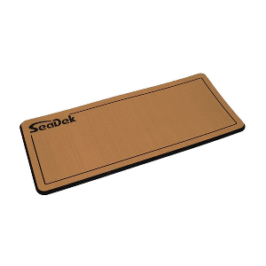 SeaDek 16&rdquo; x 39 20mm Dual Density Large Helm Pad w/SeaDek Logo  Brushed Texture  Mocha/Black (406.4mm x 990.6mm x 20mm)