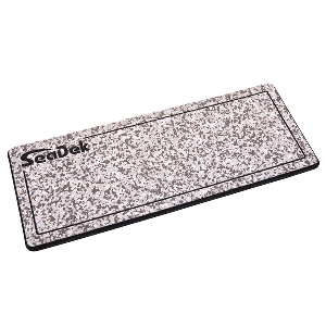 SeaDek 16&rdquo; x 39 20mm Dual Density Large Helm Pad w/SeaDek Logo  Brushed Texture  Snow Camo/Black (406.4mm x 990.6mm x 2