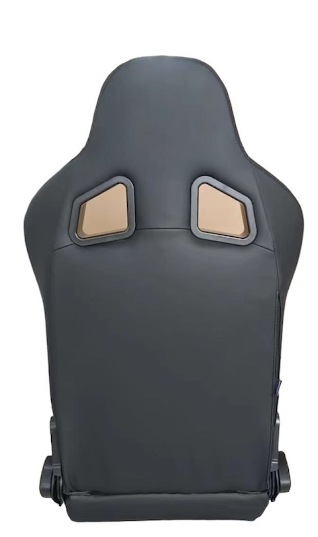 2nd Option Racing 1039 Reclinable Racing Seats – Black Suede