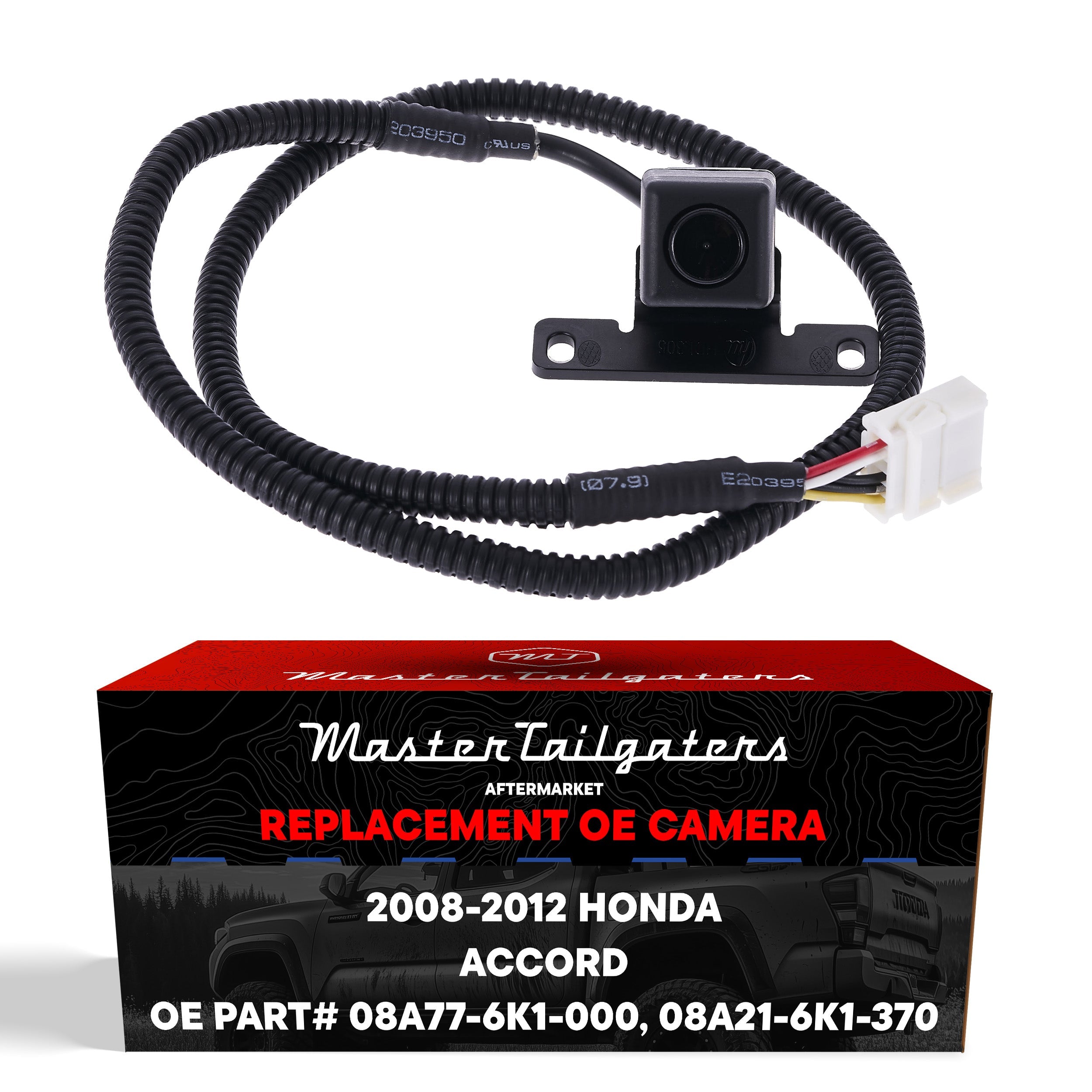 Honda Accord Coupe/Sedan (2008-2012) OEM Replacement Backup Camera OE Part # 08A21-6K1-370, 08A77-6K1-000