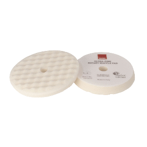 RUPES Velcro Waffle UltraFine Polishing Foam Pad f/Rotary Polishers 90mm  White
