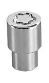 Mcgard 21122 Chrome Regular Shank Wheel Locks (7/16'' - 20 Thread Size) - Set Of 4, 4 Locks / 4 Washers / 1 Key