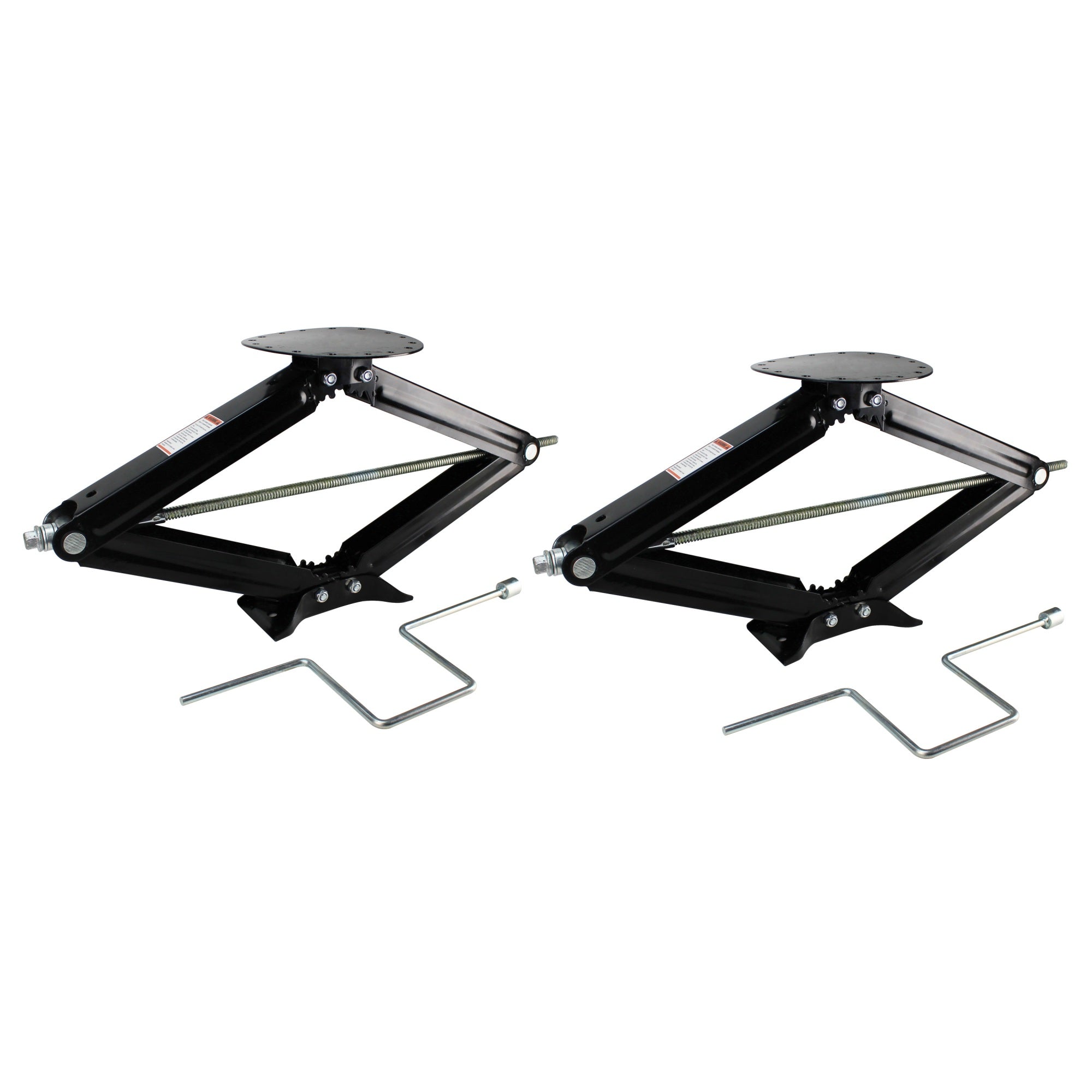 Quick Products QPRVJS302PK RV Stabilizing and Leveling Scissor Jack, 5,000 lbs. Max, 30  2Pack