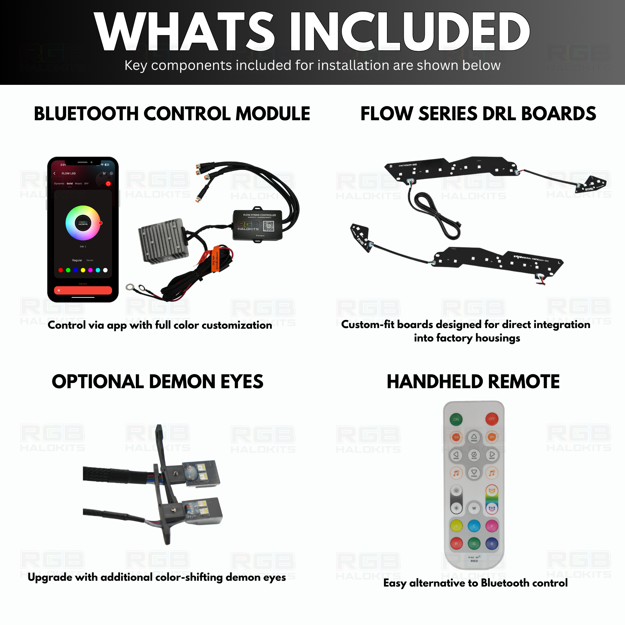 Chevrolet Corvette Multicolor DRL Boards (2014–2019)