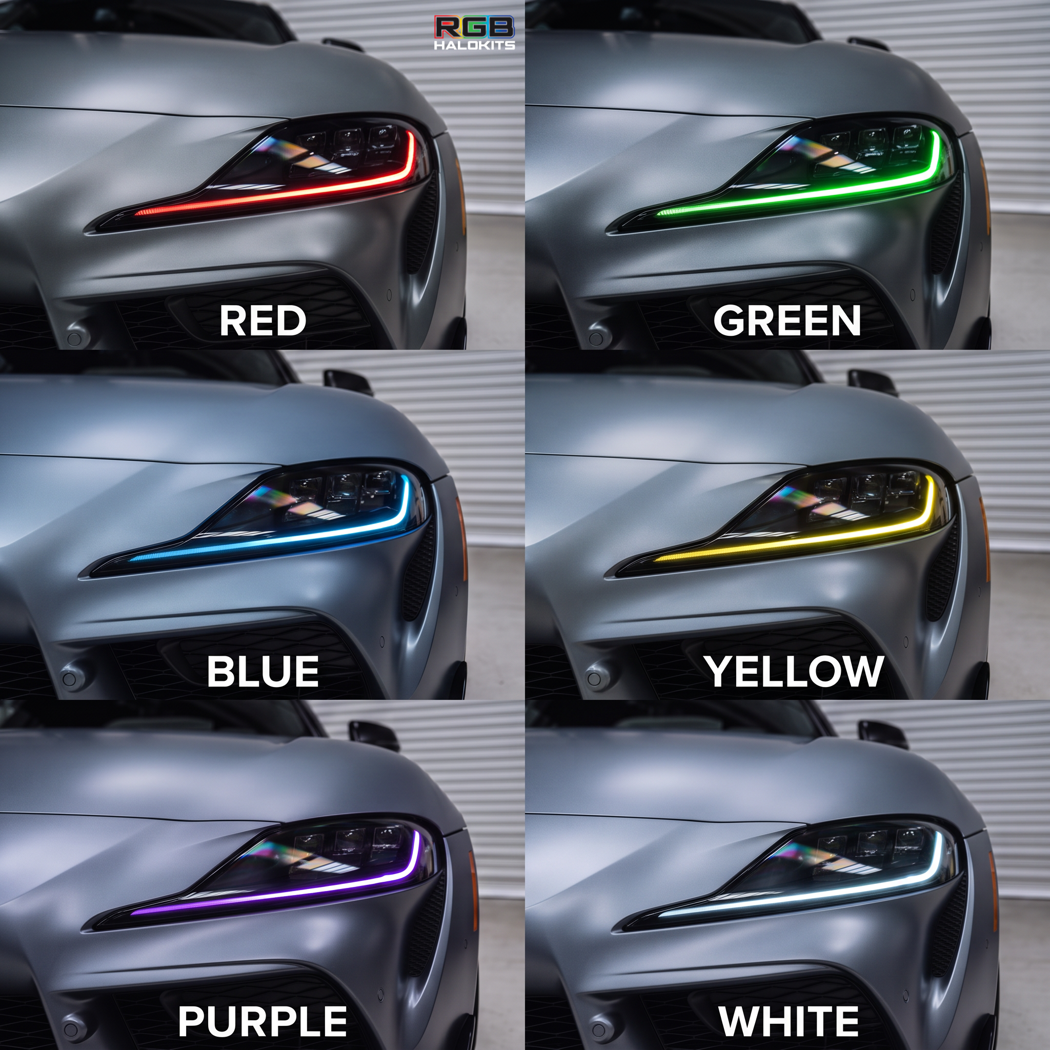 Toyota Supra RGBW DRL boards (2020–2024)