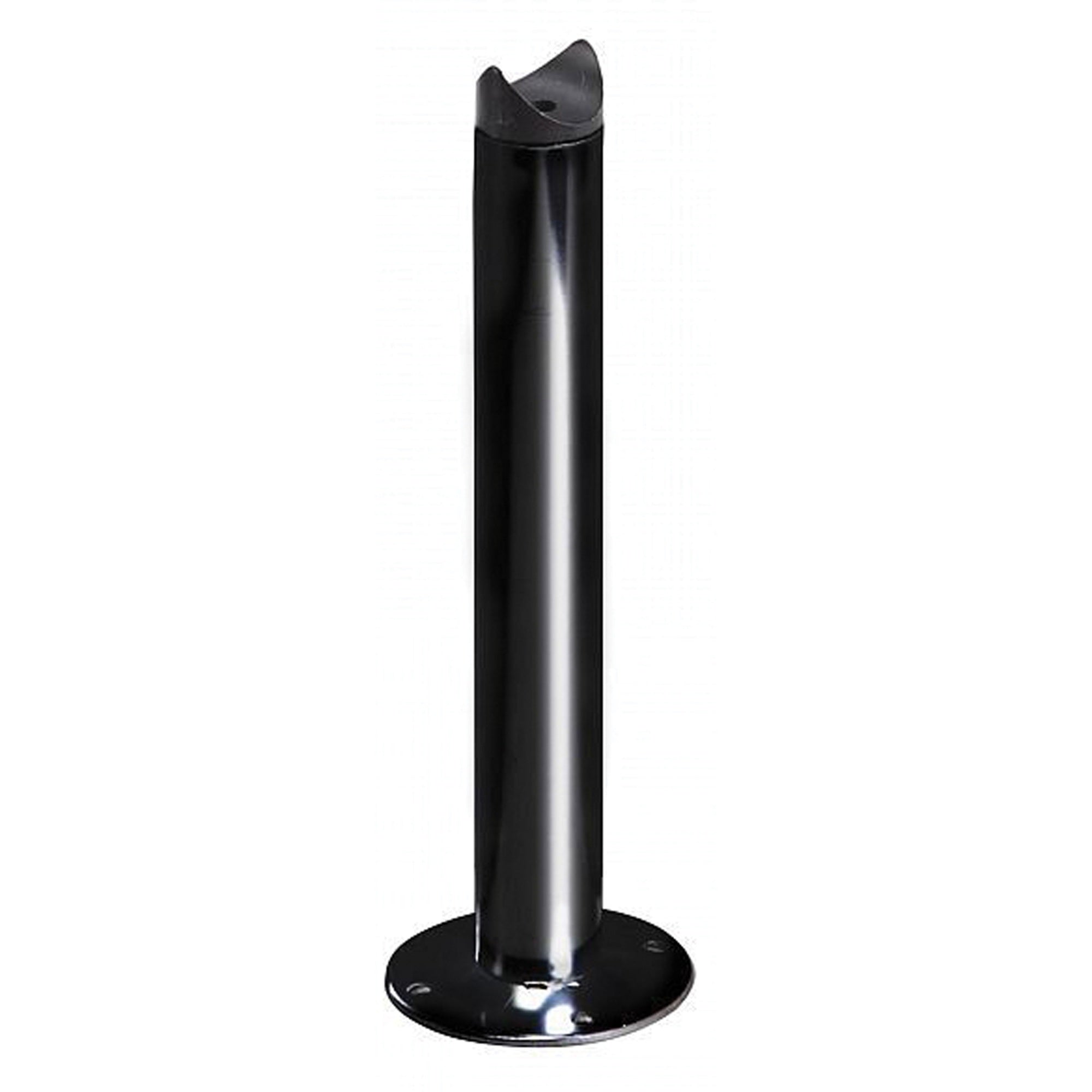 Stromberg Carlson 8531B Universal Exterior RV Ladder StandOff Assembly with Round Base  Black, 12