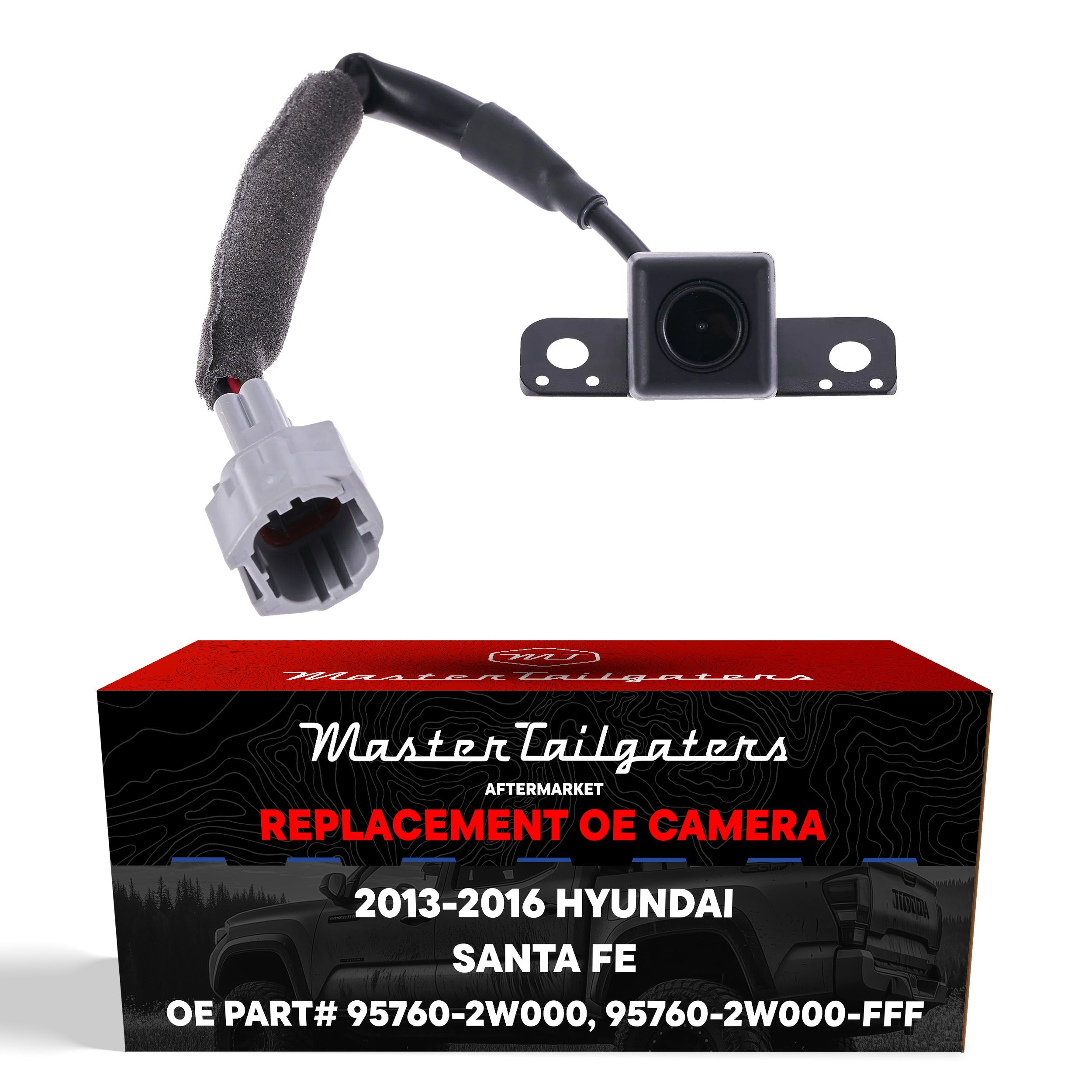 Hyundai Santa Fe Sport w/ Navigation System (2013-2016) OEM Replacement Backup Camera OE Part # 95760-2W000, 95760-2W000-FFF