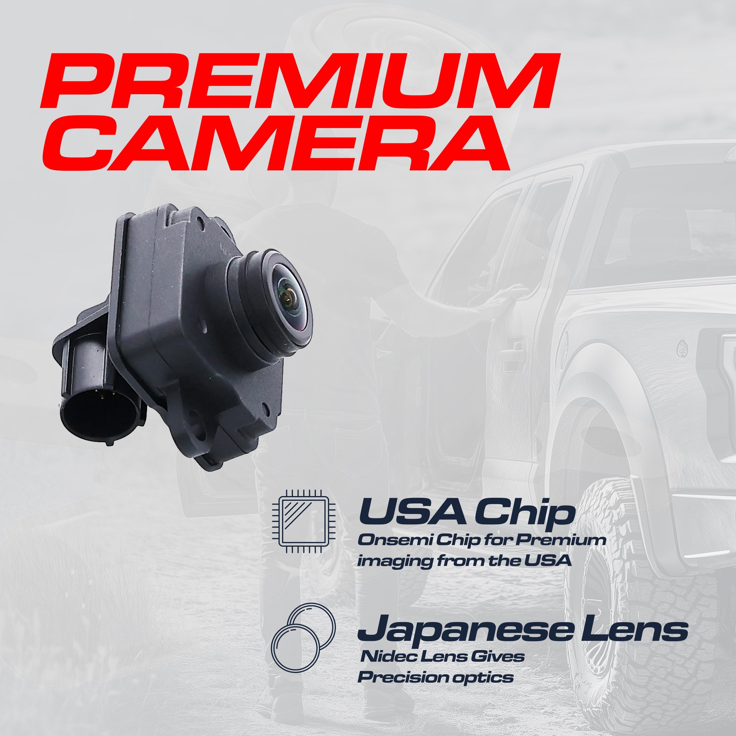 Jeep Cherokee (2014-2018) OEM Replacement Backup Camera OE Part # 56038991AI, 56038991AK