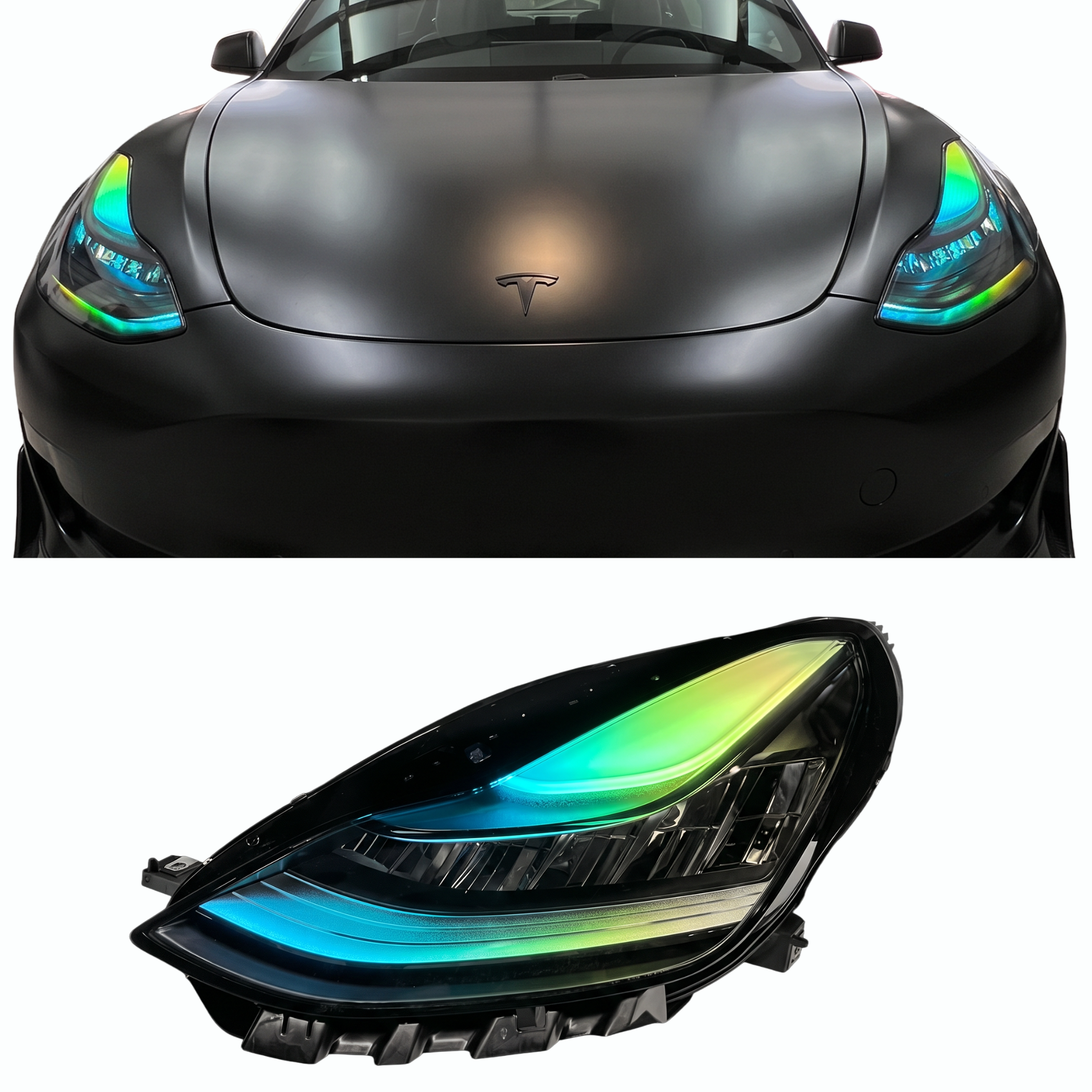 Tesla Model 3 Multicolor DRL Boards (2017–2023)