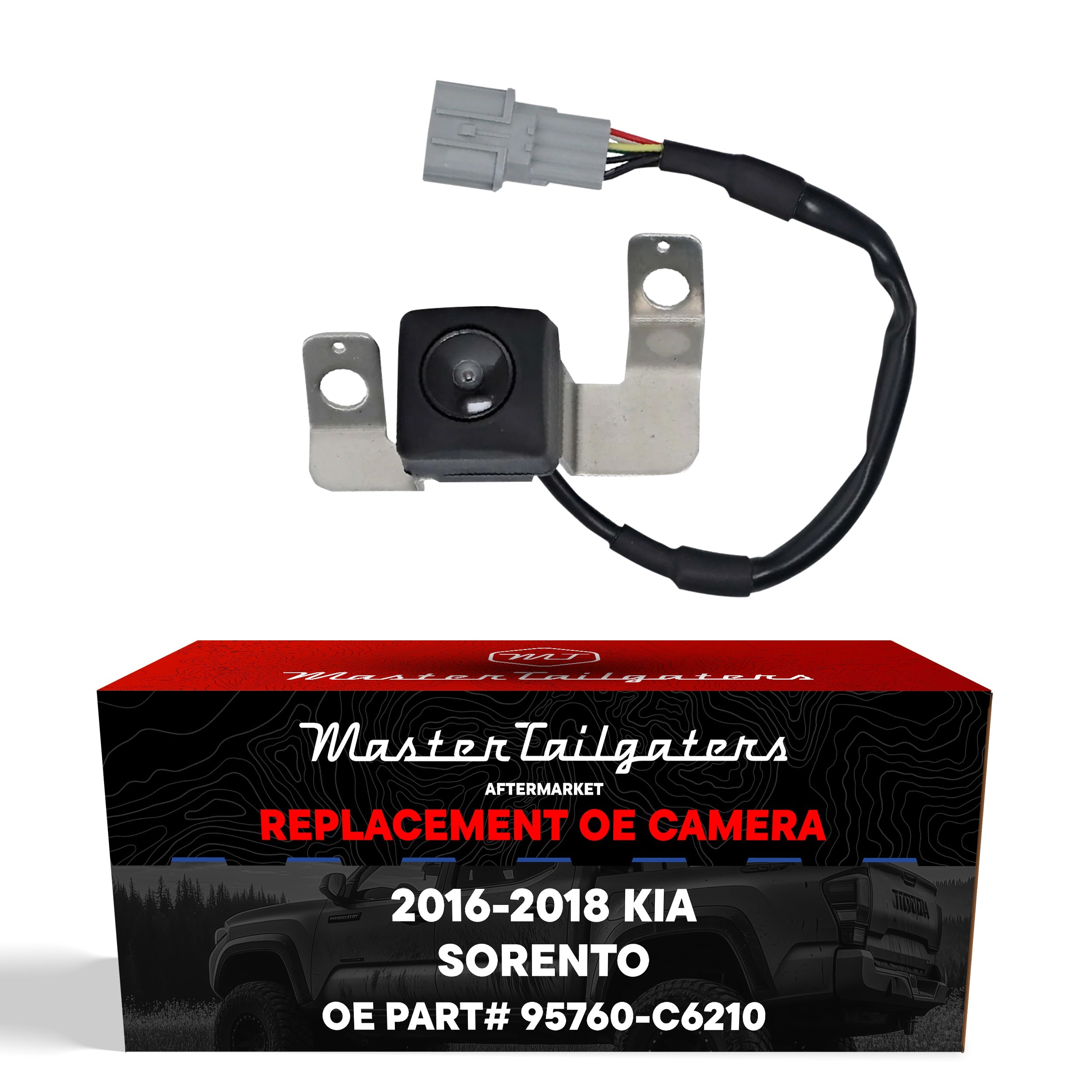 Kia Sorento w/o AVM, w/o Navigation System (2016-2018) OEM Replacement Backup Camera OE Part # 95760-C6210