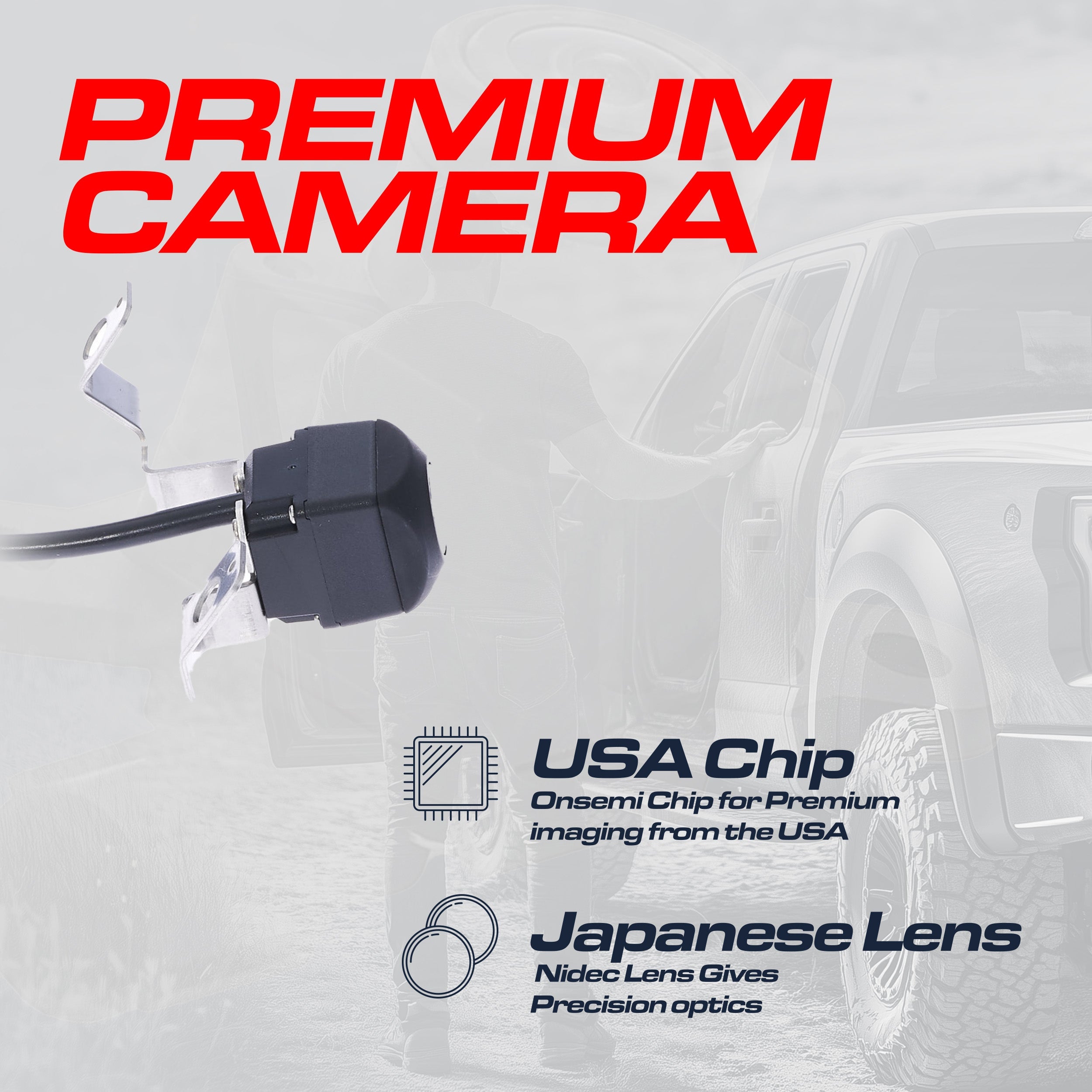 Kia Sorento w/o AVM, w/ Navigation System (2016-2018) OEM Replacement Backup Camera OE Part # 95760-C6100, 95760-C6110, 95760-C6111