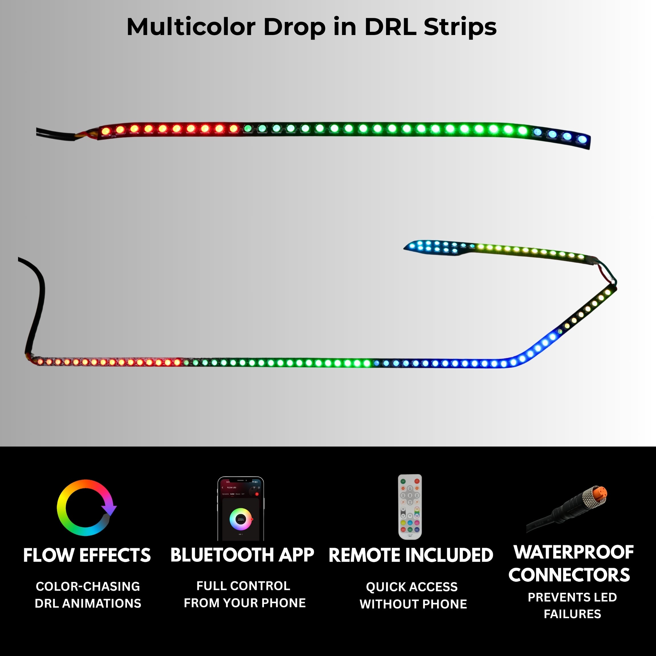Kia K5 Flow Multicolor DRL Boards (2025–2026)