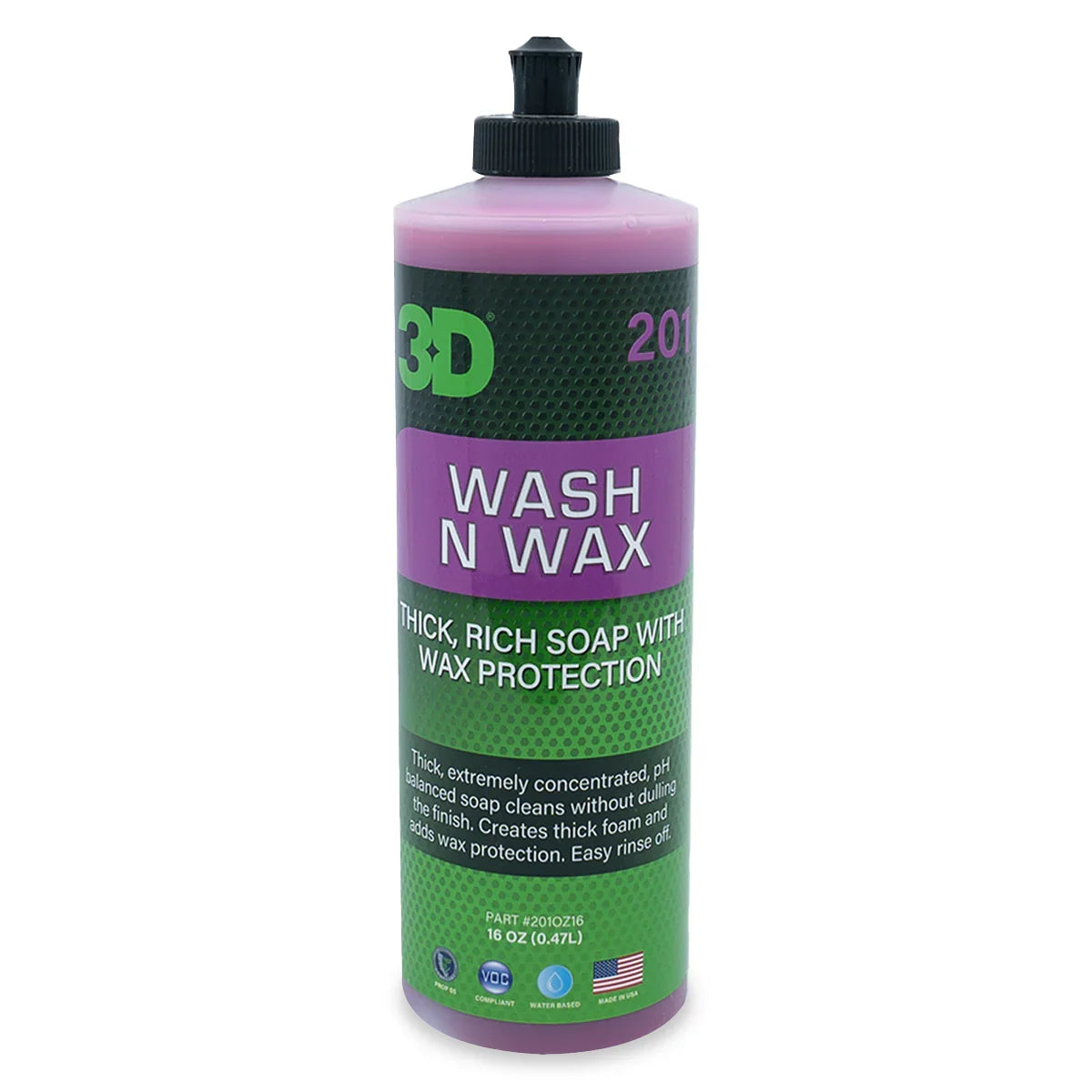 3D WASH N WAX 16 oz