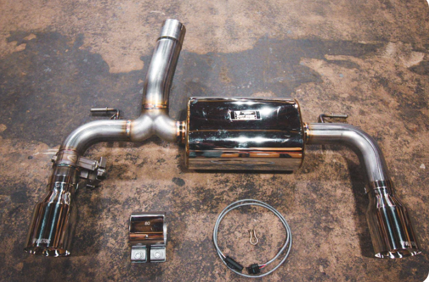 Valvetronic Designs Valved Axleback Exhaust / Muffler BMW F30 F22 F36 F32 N55 B58 B46 N20