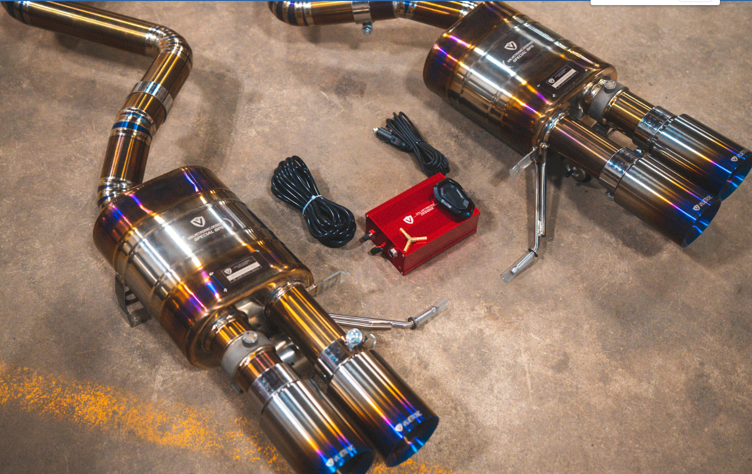 Valvetronic Designs Titanium Valve Sport Exhaust BMW M3 E90 E92 E93 S65