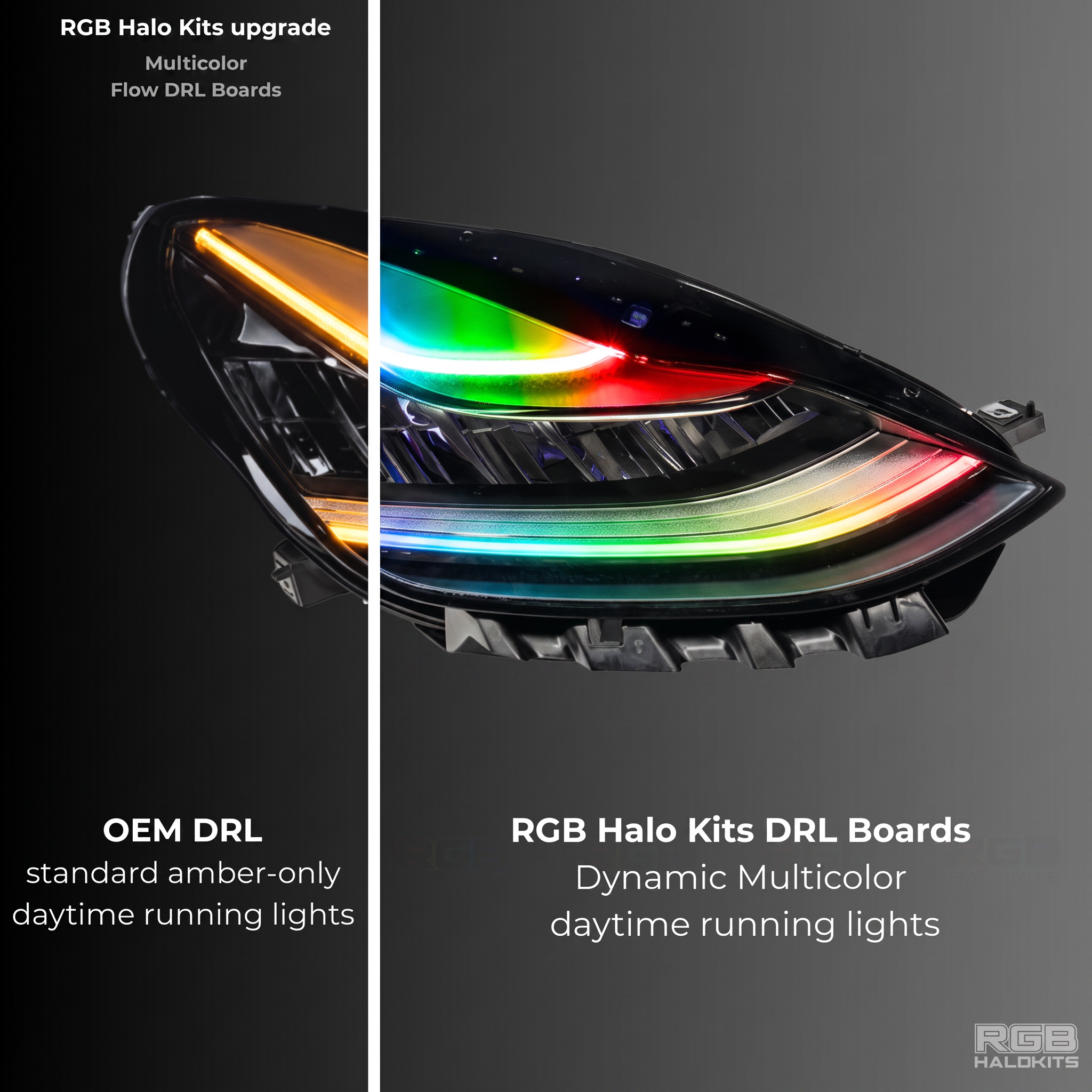 Tesla Model 3 Multicolor DRL Boards (2017–2023)