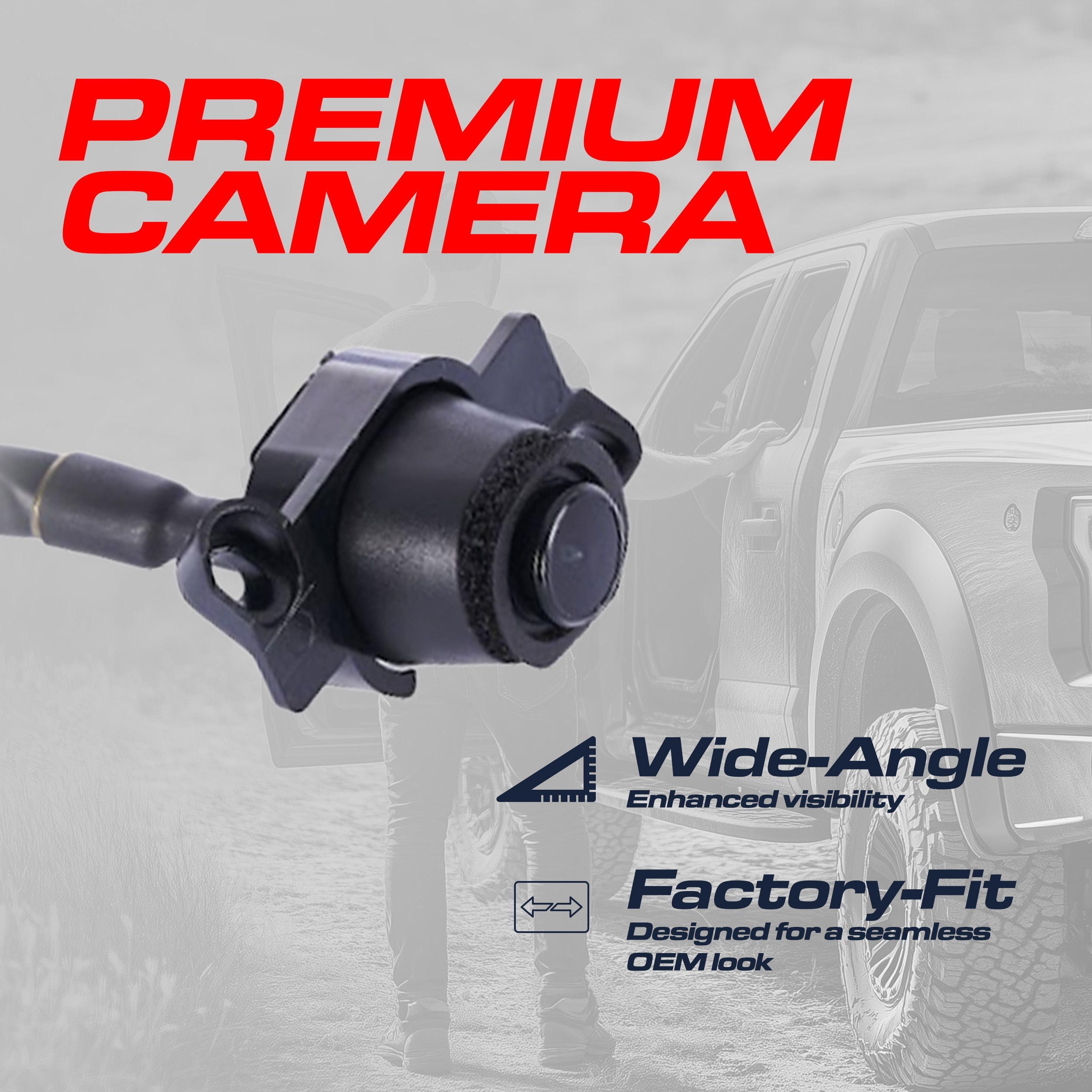 Chrysler 200 Sedan (2012-2017) OEM Replacement Backup Camera OE Part  # 68230085AG, 68230085AF, 68230085AE, 68230085AD, 68230085AC, 68230085AB, 68230085AA