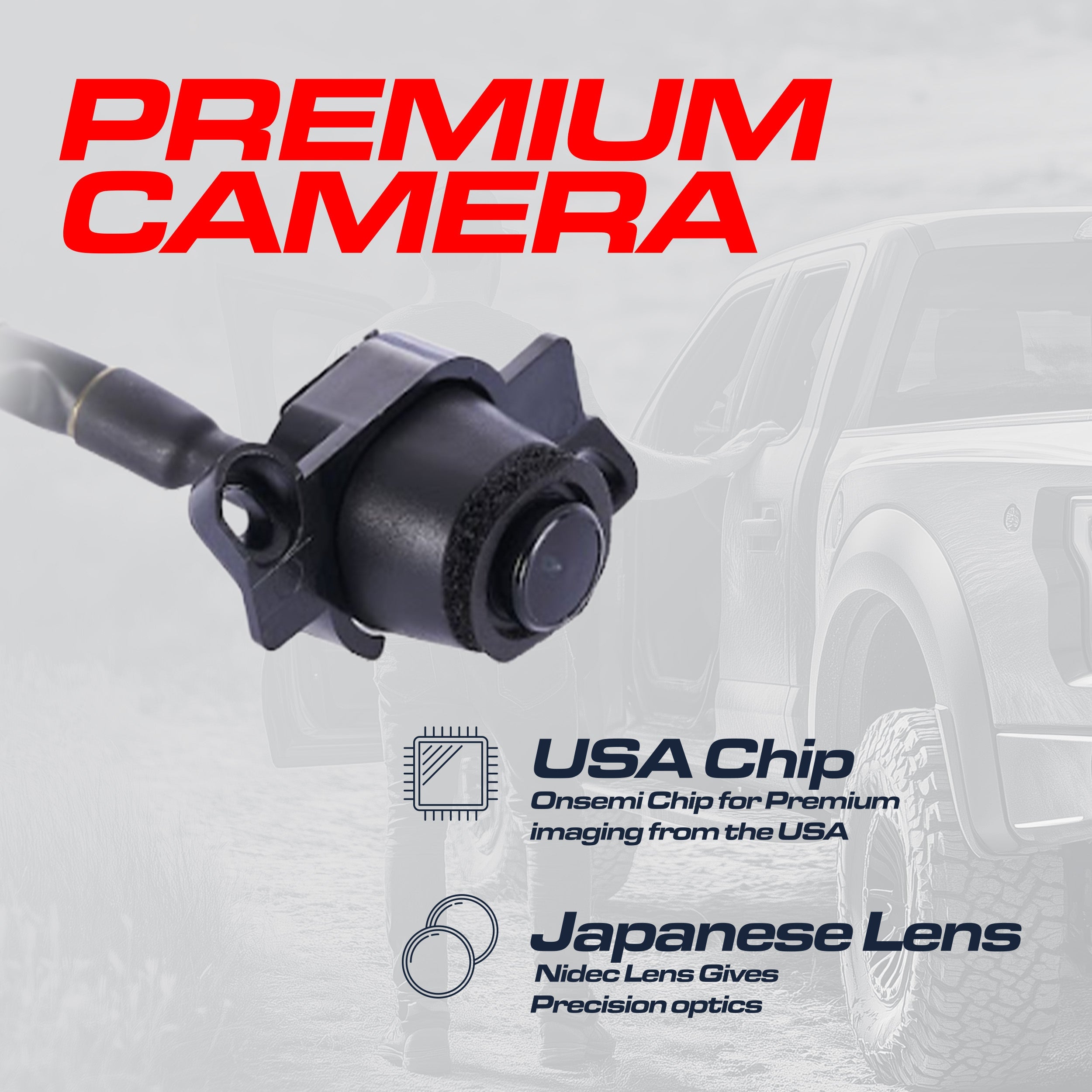 Chrysler 200 Sedan (2012-2017) OEM Replacement Backup Camera OE Part  # 68230085AG, 68230085AF, 68230085AE, 68230085AD, 68230085AC, 68230085AB, 68230085AA