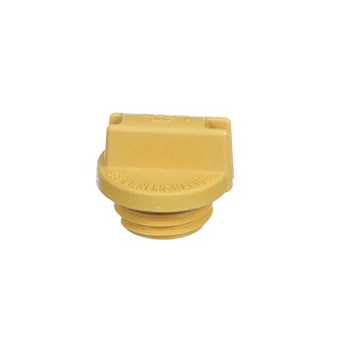 Subaru Genuine Oil Filler Cap - OEM Aluminum for BRZ, Crosstrek, Legacy, Forester, Impreza, Outback, WRX - Yellow, Model 15255AA161