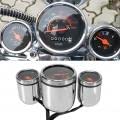 Acouto Motorcycle Instrument Kit,Motorcycle Instrument Digital Tachometer Speedometer Odometer Meter Gauge Kit