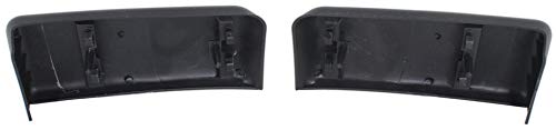 Evan Fischer Front Bumper Trim Compatible With Set Of 2 2009-2014 Ford F-150 Textured Driver And Passenger Side