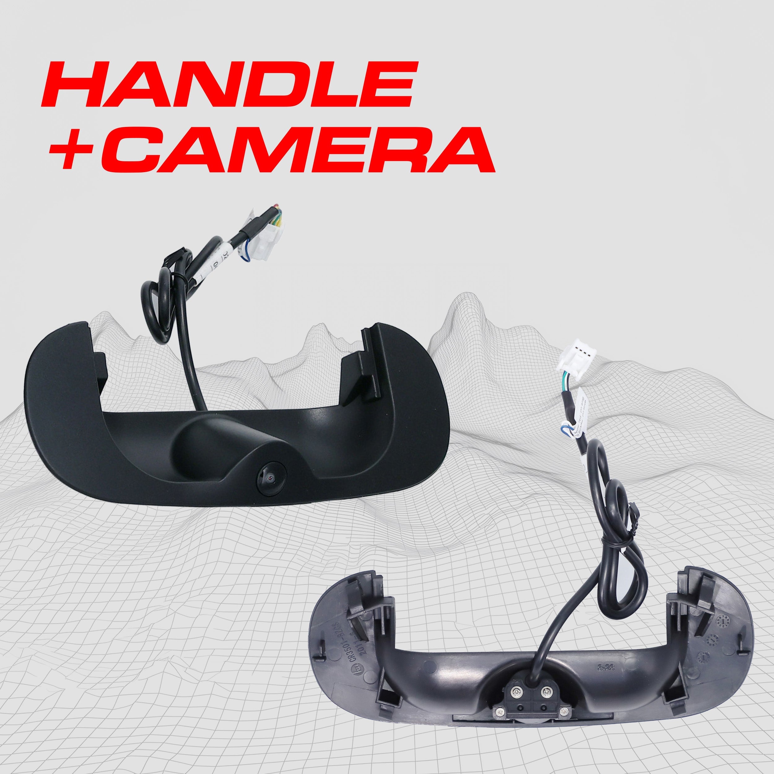 Dodge Ram (1994-2001) Black Replacement Tailgate Bezel with Backup Camera