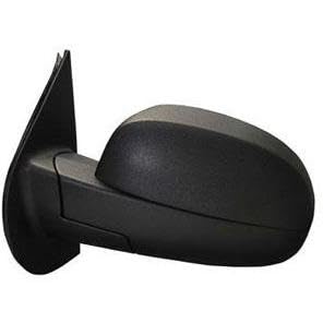212 Main Left Hand Manual Non-Heated Folding Door Mirror For 2007-2013 Silverado & Sierra Textured Black