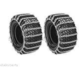 Nalymory 5572 Rotary Tractor Tire Chains - Set of 2, 26"x12"x12", Alloy Steel, 2 Link Spacing