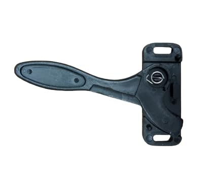 ActyGo Screen Door Lever Latch RH for RV Trailer Camper - Black Alloy Steel with 10 Extra Springs