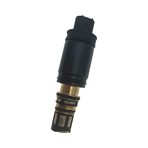 Generic Stainless Steel A/C Compressor Control Solenoid Valve Electronic 2 Pin Connector Compatible With Sienna 3.5 Liter V6 Engine 2011-2016 Replacement For Tsb19C Compressor