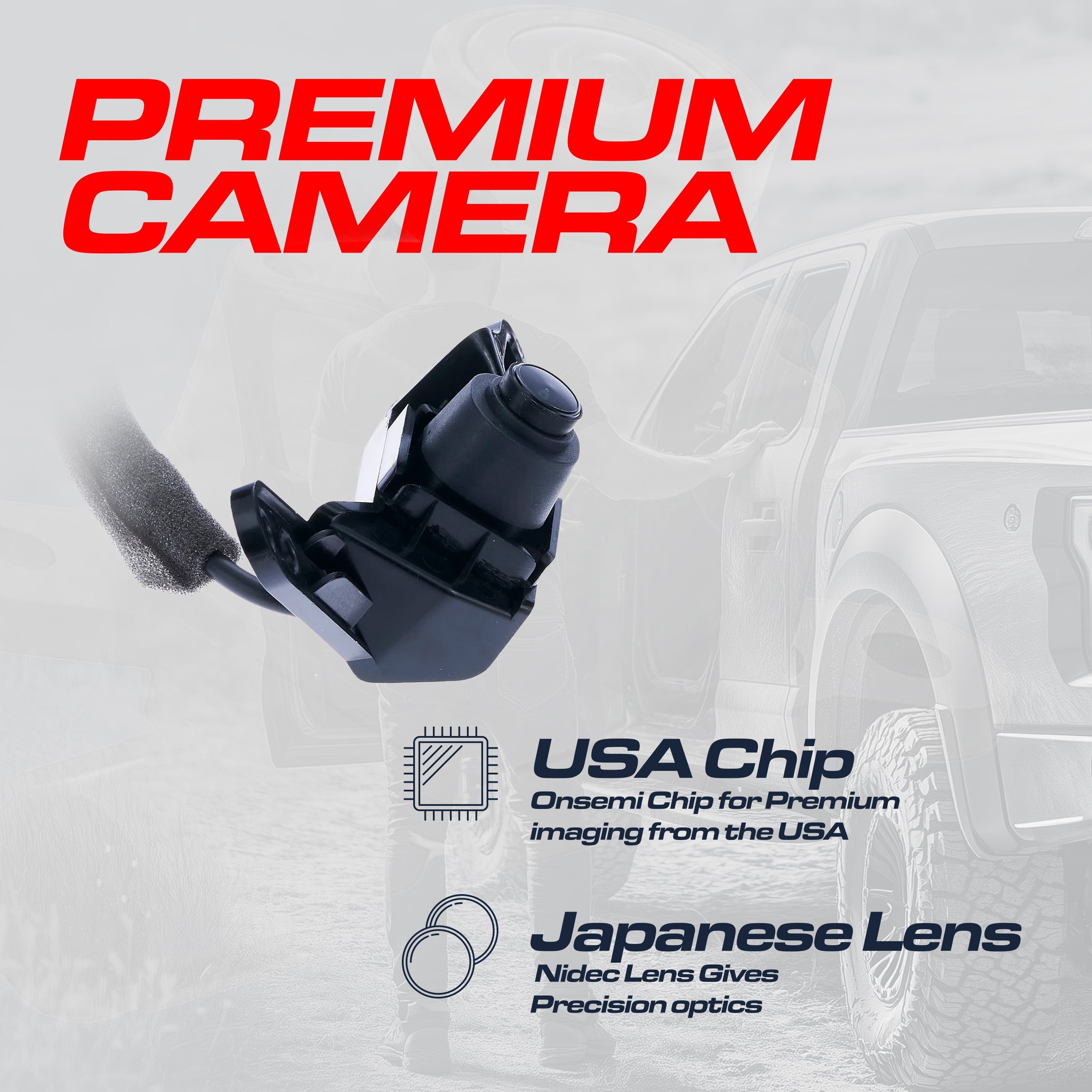 Nissan Armada (2011-2012) OEM Replacement Backup Camera OE Part # 28442-ZZ50A, 28442-ZZ51A
