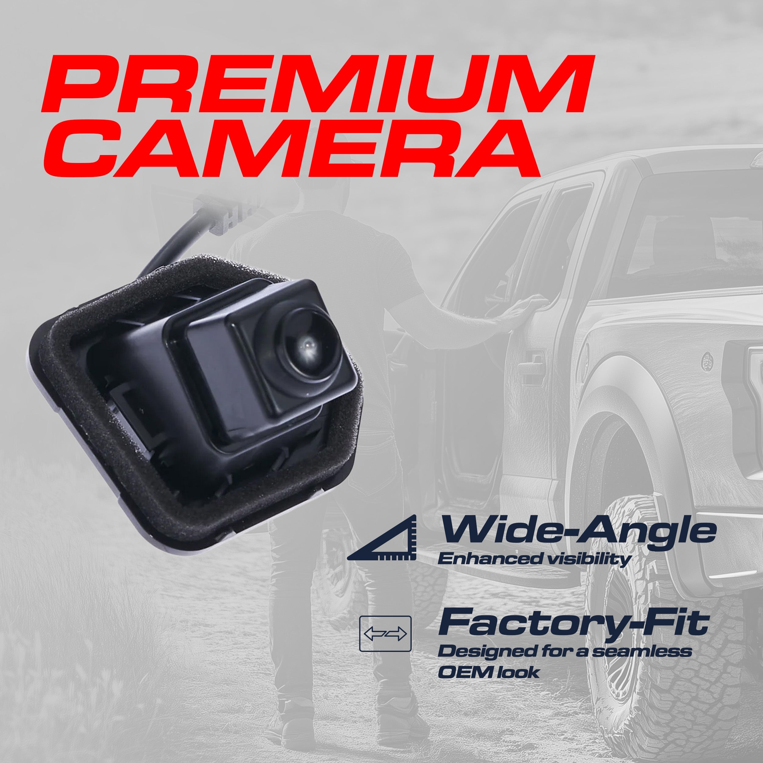 Nissan Rogue S Model (2014-2016) OEM Replacement Backup Camera OE Part # 28442-4BA0D, 28442-4BA1D,  28442-4BA0A