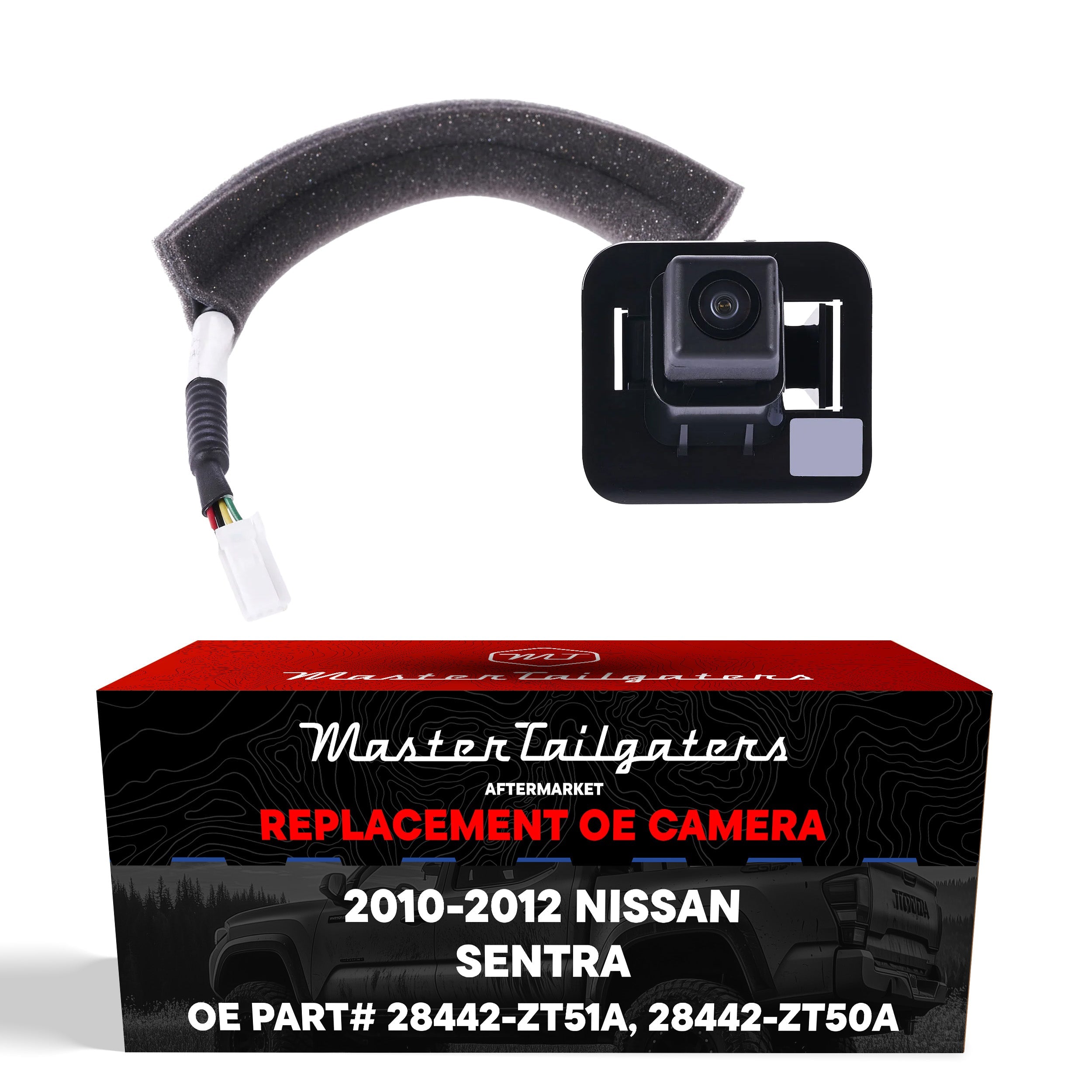 Nissan Sentra (2010-2012) OEM Replacement Backup Camera OE Part # 28442-ZT51A, 28442-ZT50A
