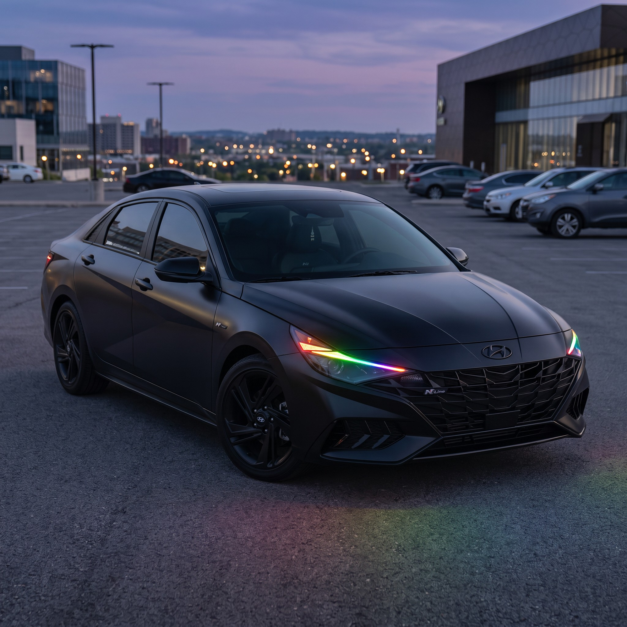 Hyundai Elantra Multicolor Flow Series DRL Boards (2021–2023)