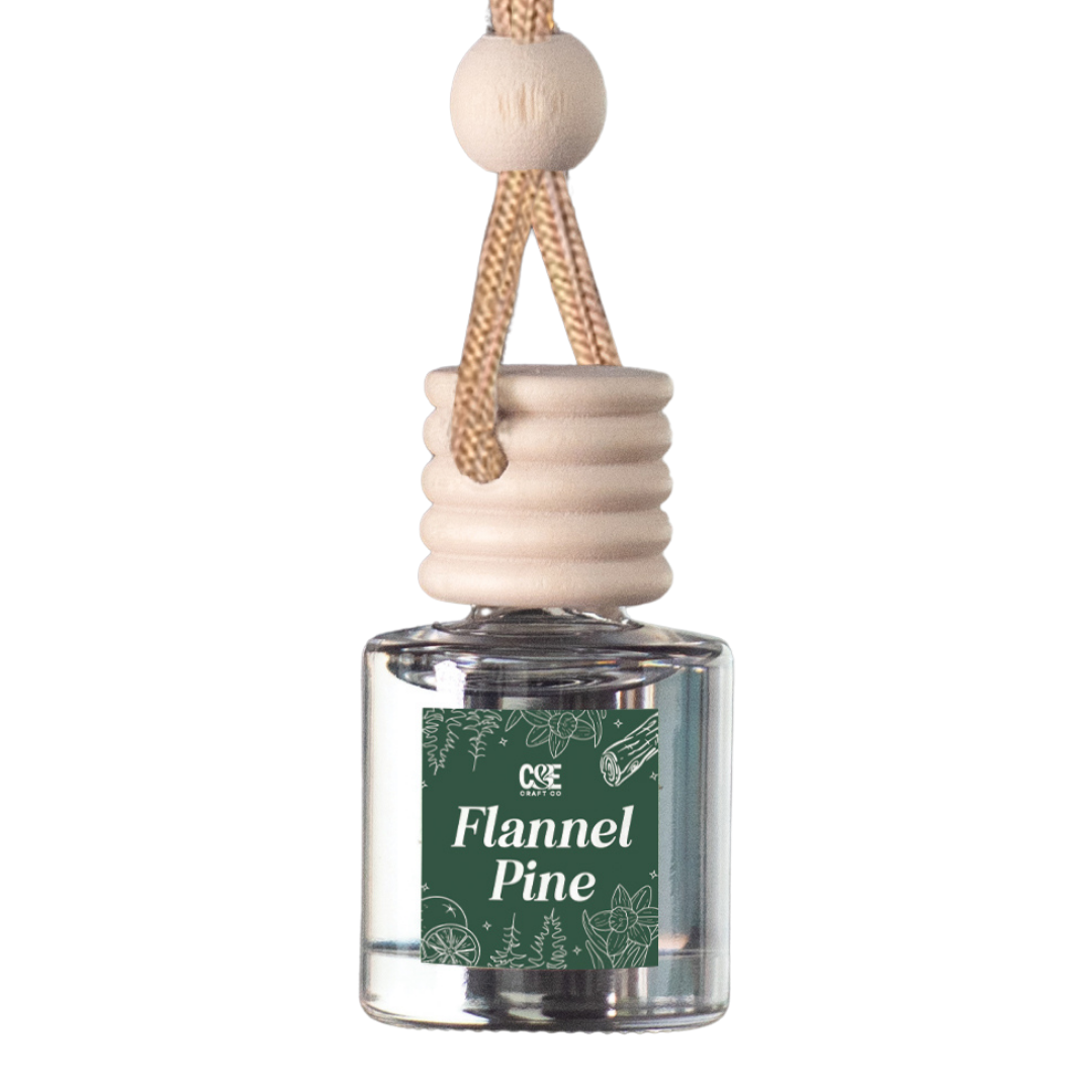 Flannel Pine Scented Car Freshener