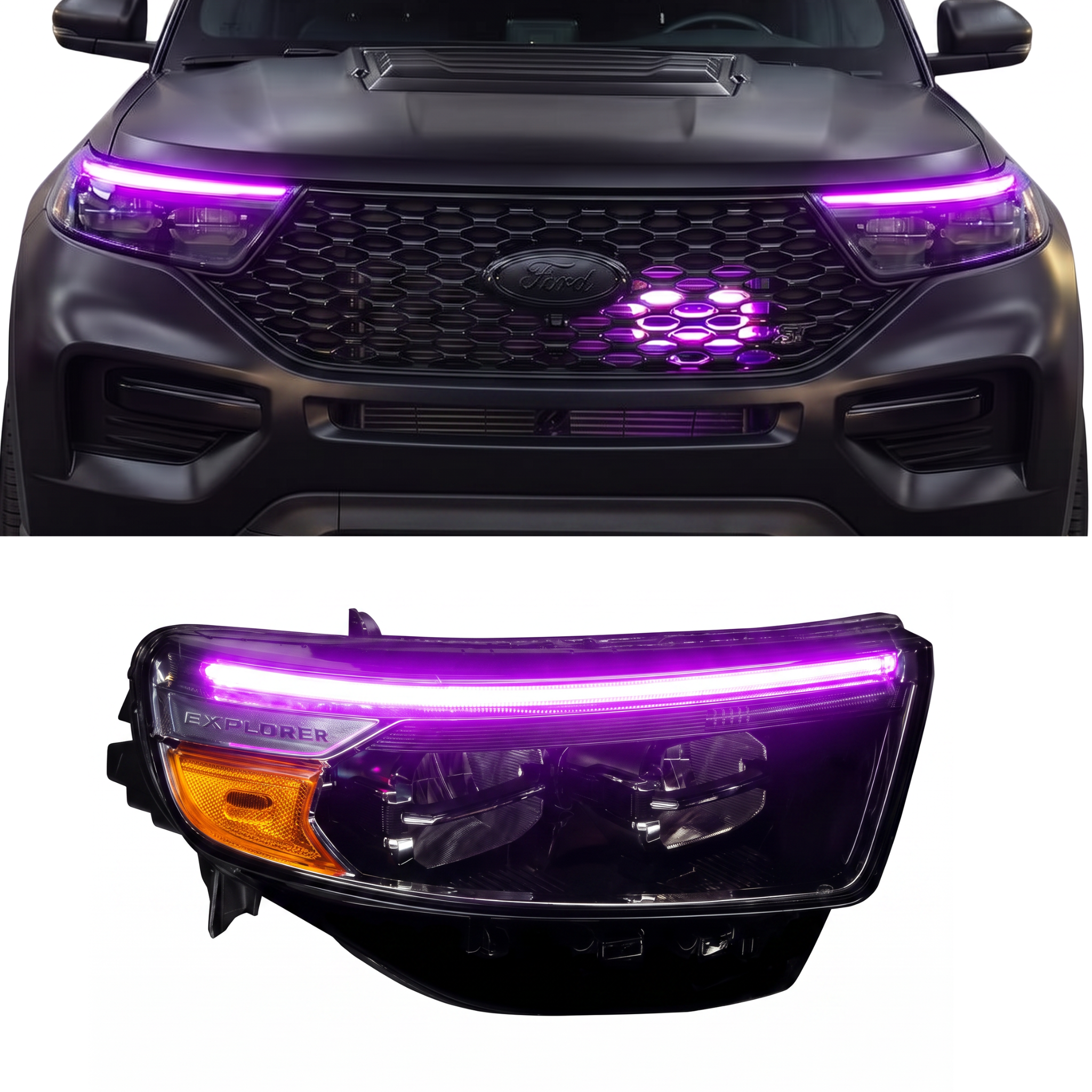 Ford Explorer Multicolor RGBW DRL Boards (2020–2024)