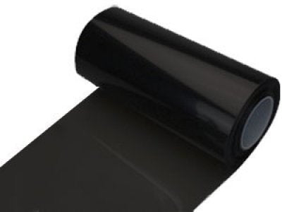 Diyah 12 X 48 Inches Self Adhesive Headlight, Tail Lights, Fog Lights Tint Vinyl Film (Dark Black)