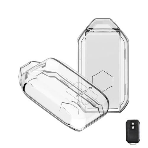 Keyzone Clear Tpu Key Cover Compatible For Jimny, Baleno, Grand Vitara, Xl6, Ignis, Swift, Ertiga, New Brezza 2022, Dzire, Fronx