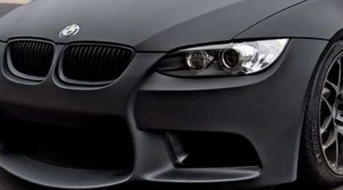 Vvivid Matte Black Vinyl Wrap Adhesive Film Air Release Decal Sheet (2Ft X 2.5Ft 4-Roll Pack)