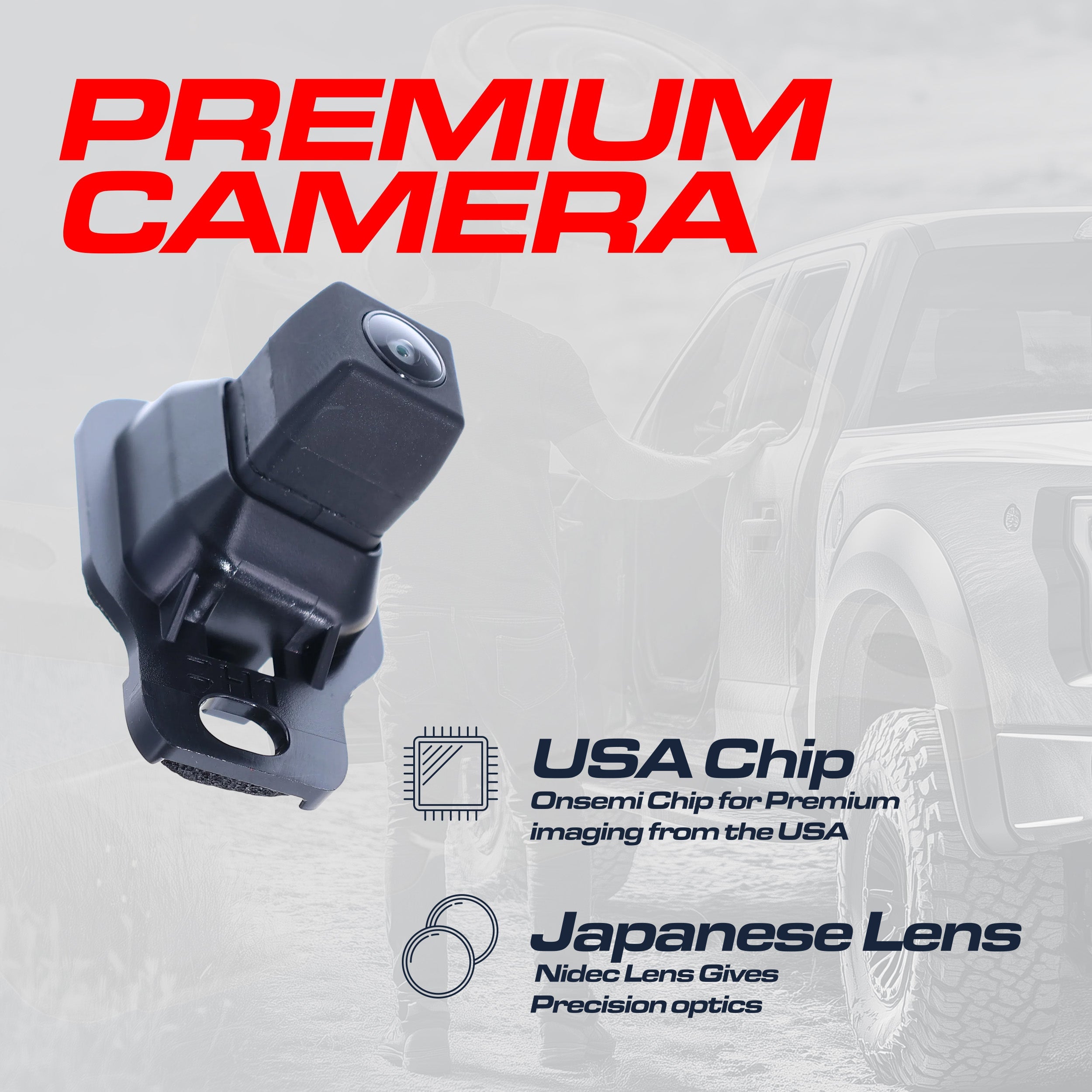 Toyota Highlander + Hybrid w/o AVM (2014-2016) OEM Replacement Backup Camera OE Part # 86790-0E031, 86790-0E030