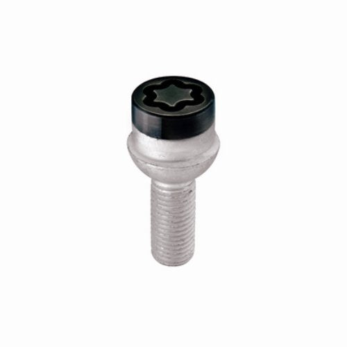 Mcgard 28318 Black Bolt Style Radius Seat Lock Bolt Set (M14 X 1.5 Thread Size)- Set Of 4