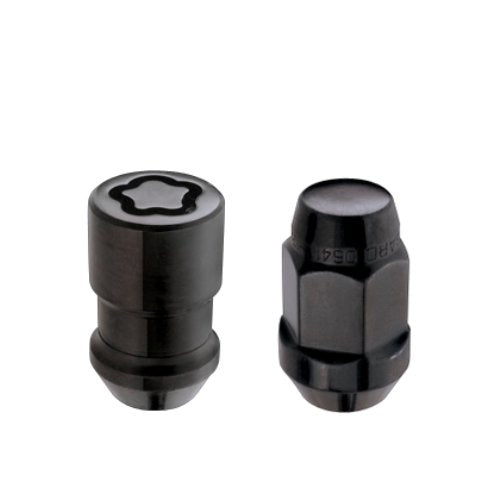 Mcgard 84563Bk Black (1/2'' - 20 Thread Size) Bulge Cone Seat Style Wheel Installation Kit For Jeep Wrangler - 23 Piece