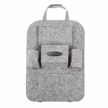 3NH Car Seat Back Multi Pocket Tidy Tablet Holder Travel Storage Parent : Grey