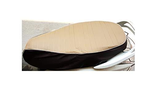 Guance? Scooty Seat Cover with Heavy Cushion Beige for Vespa Elegante 150