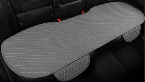 Brogbus Car Seat Cover Protector Mat Back Cushion Car Seat Mat (Grey, Pack Of 1) (Only Rear Seat Mat) | Polyurethane