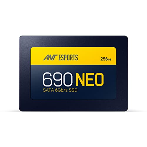 Ant Esports 690 Neo Sata 2.5 256Gb Internal Solid State Drive/Ssd With Sata Iii Interface, 6Gb/S, Fast Performance, Read/Write 