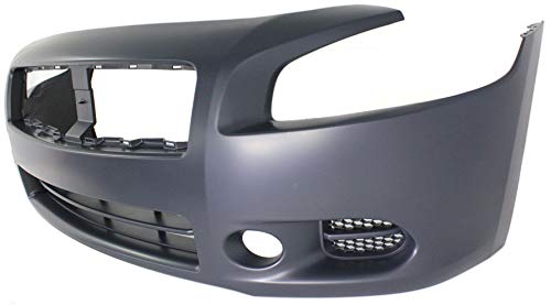 Garage-Pro Bumper Cover for Nissan Maxima 2009-2014, Primed Plastic, Fits S & SV Models