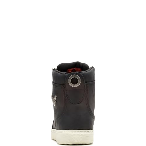 Harley-Davidson Footwear Men'S Bateman 5' Metal Leather Motorcycle Casual Sneaker Boot, Black, 10.5